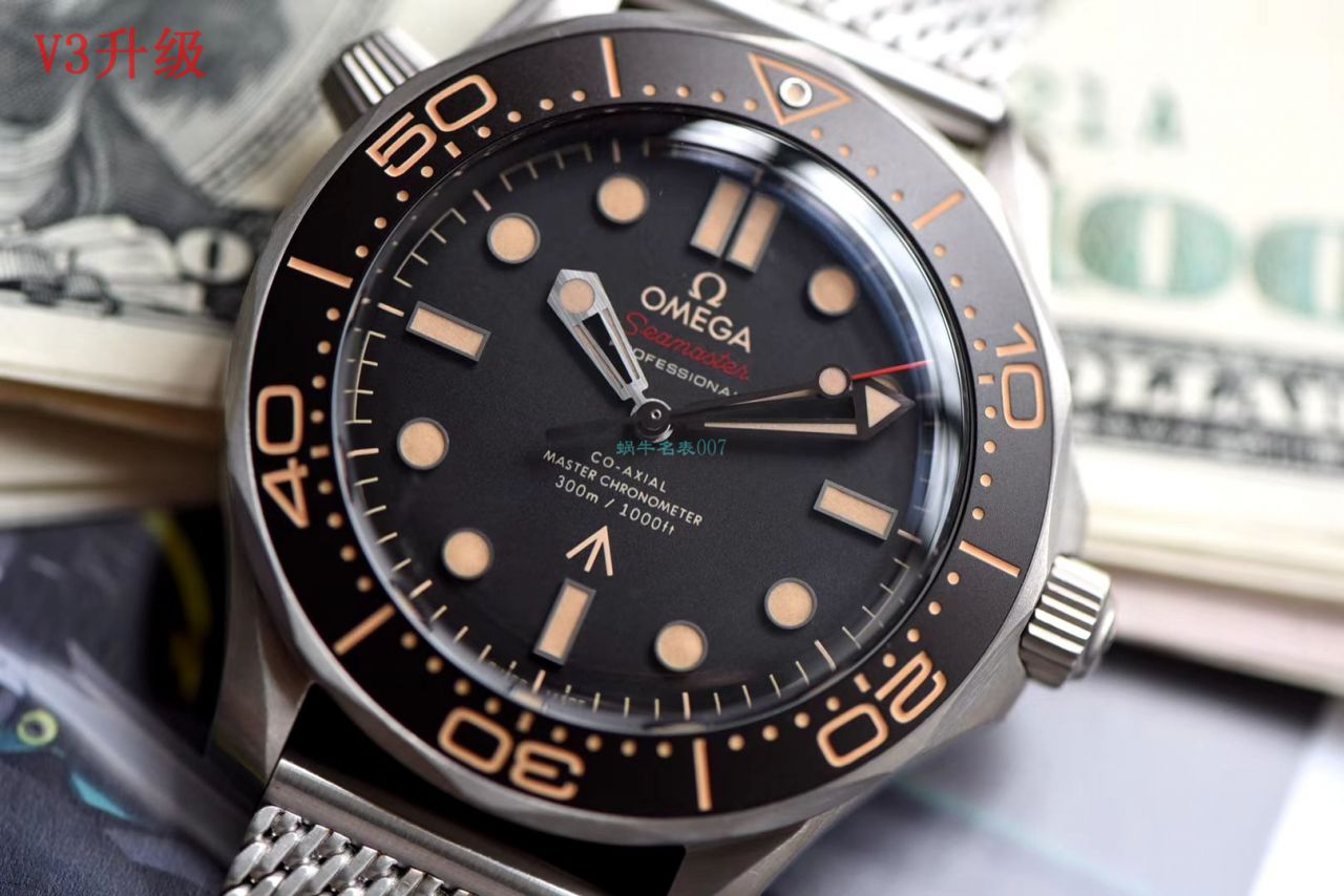 VS Factory V3升级版OMEGA007 top 复刻高仿无暇赴死 Seamaster 300米210.90.42.20.01.001 wrist watch  / M697