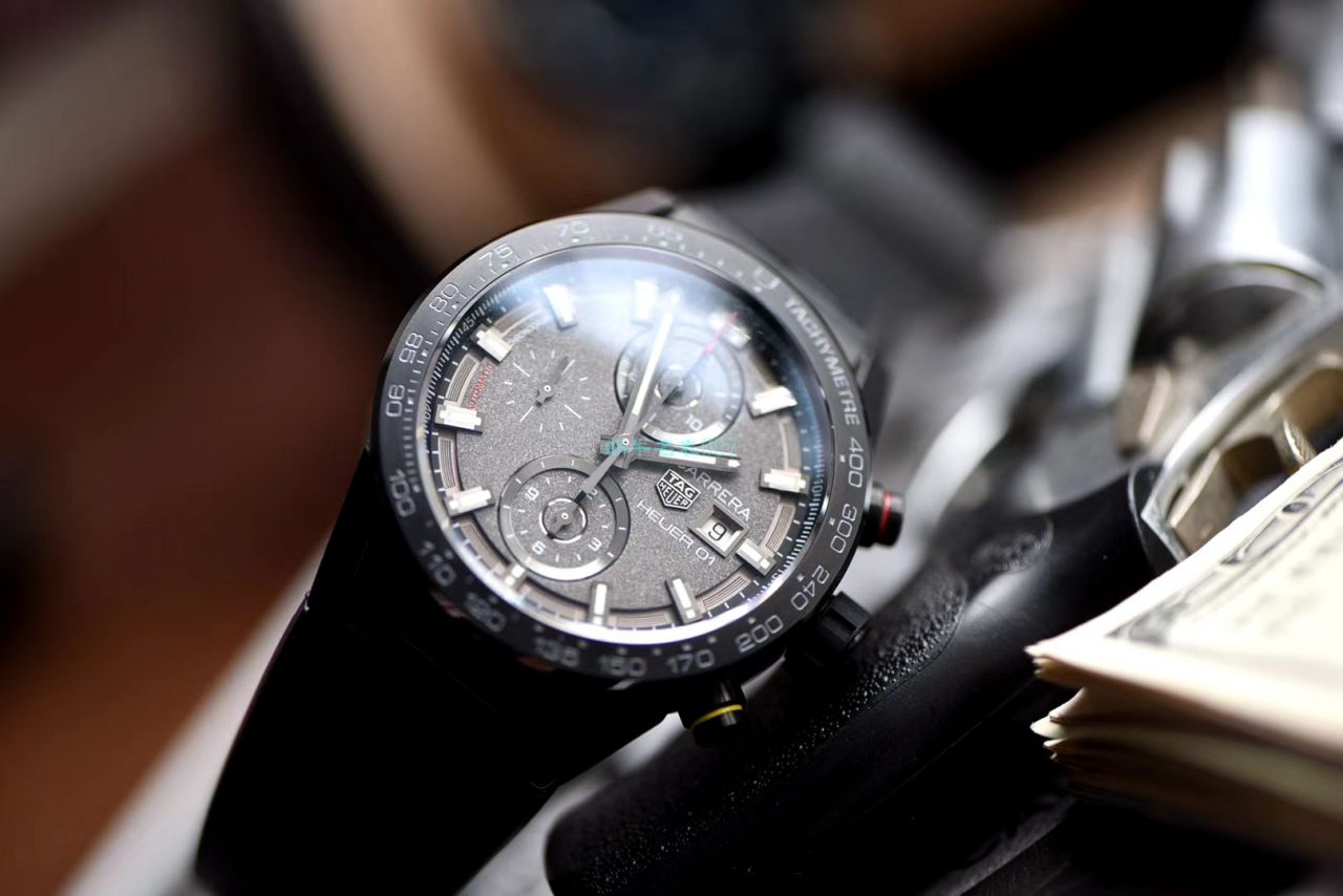 XF Factory 新品力作 TAG Heuer 卡莱拉月球表面CAR201J.FT6087 wrist watch  / TG096