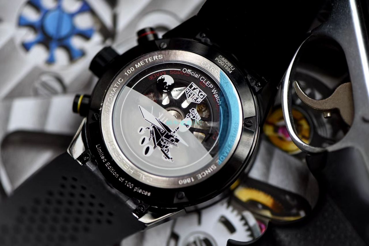 XF Factory 新品力作 TAG Heuer 卡莱拉月球表面CAR201J.FT6087 wrist watch  / TG096