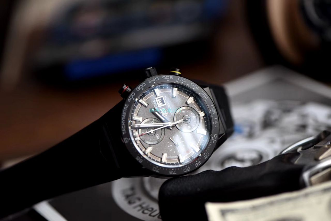 XF Factory 新品力作 TAG Heuer 卡莱拉月球表面CAR201J.FT6087 wrist watch  / TG096