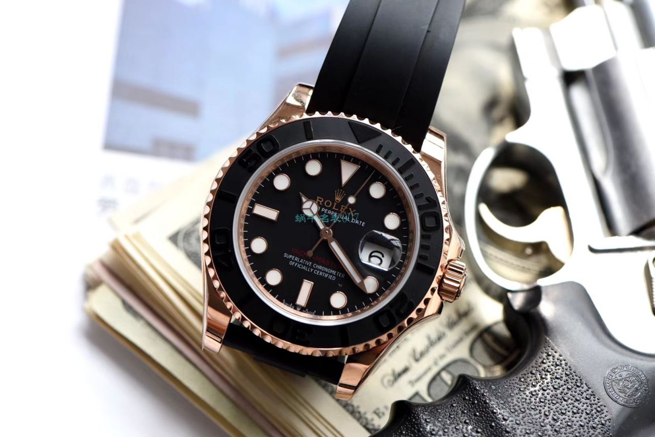 独家 Video analysis LF Factory  top 复刻高仿 Rolex 新款金 Yacht-Master m126655-0002 wrist watch  / R581