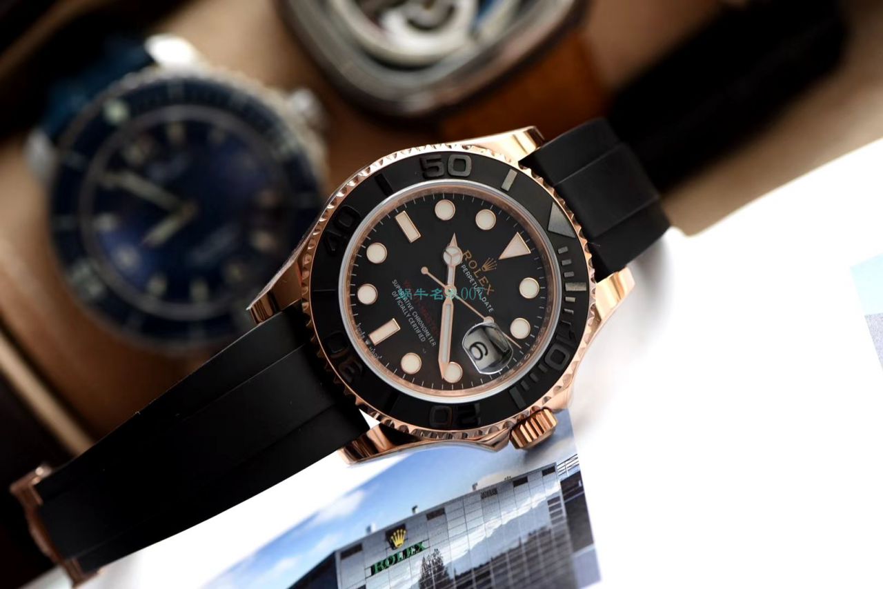 独家 Video analysis LF Factory  top 复刻高仿 Rolex 新款金 Yacht-Master m126655-0002 wrist watch  / R581