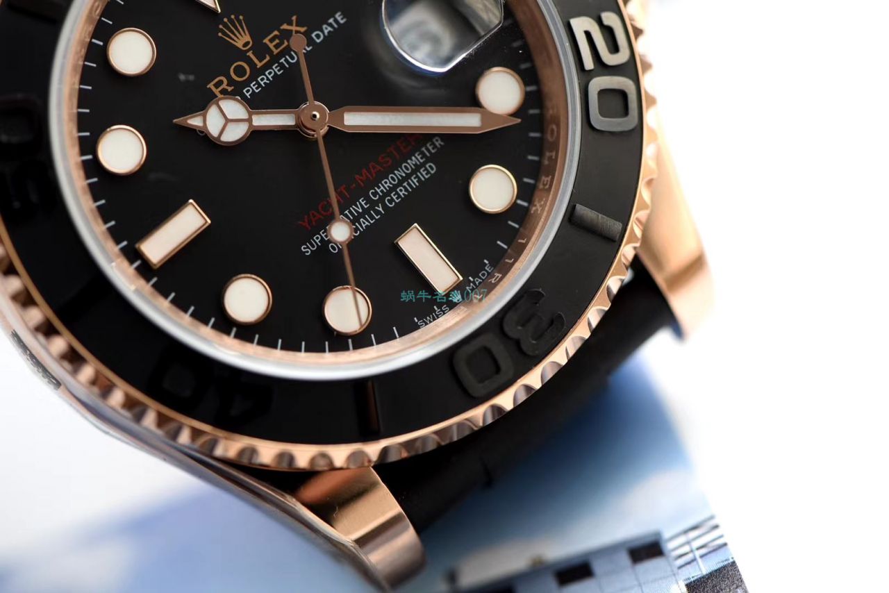 独家 Video analysis LF Factory  top 复刻高仿 Rolex 新款金 Yacht-Master m126655-0002 wrist watch  / R581