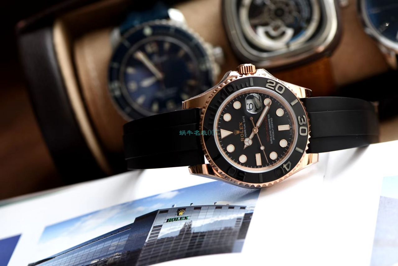 独家 Video analysis LF Factory  top 复刻高仿 Rolex 新款金 Yacht-Master m126655-0002 wrist watch  / R581