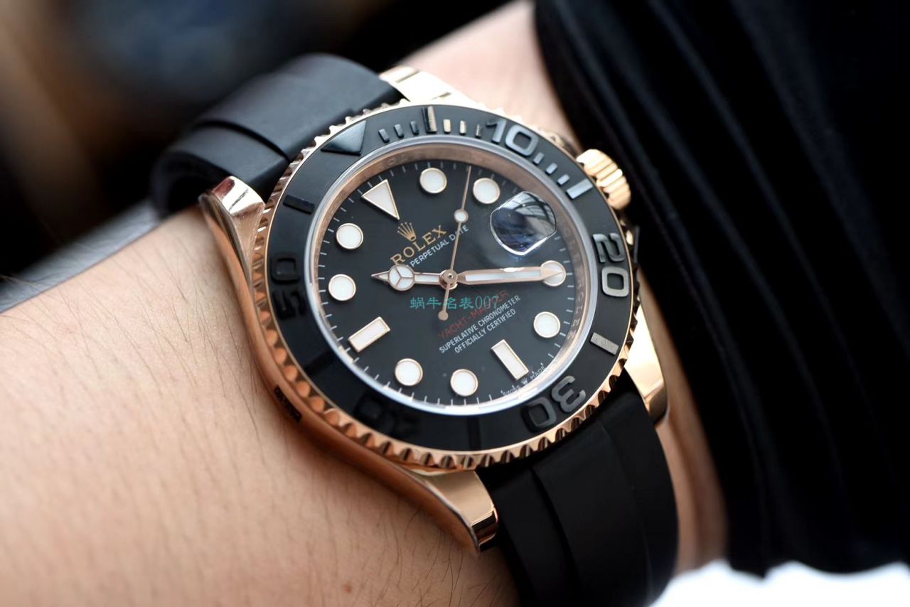 独家 Video analysis LF Factory  top 复刻高仿 Rolex 新款金 Yacht-Master m126655-0002 wrist watch  / R581