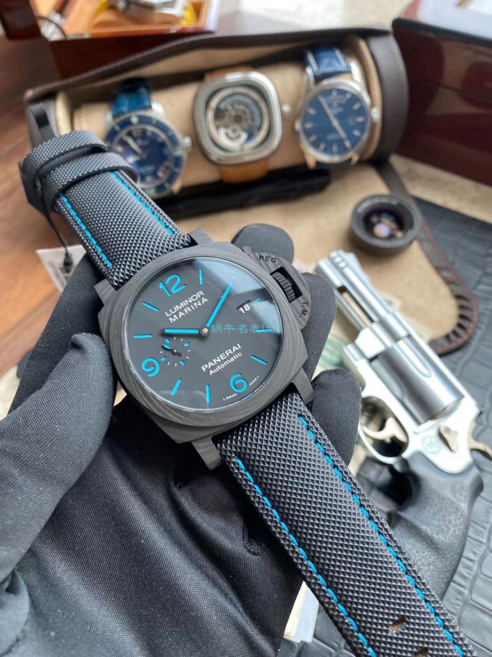 VS Factory  top 复刻高仿手表Panerai LUMINOR庐米诺 carbon fiber PAM01661 wrist watch  / VSPAM01616