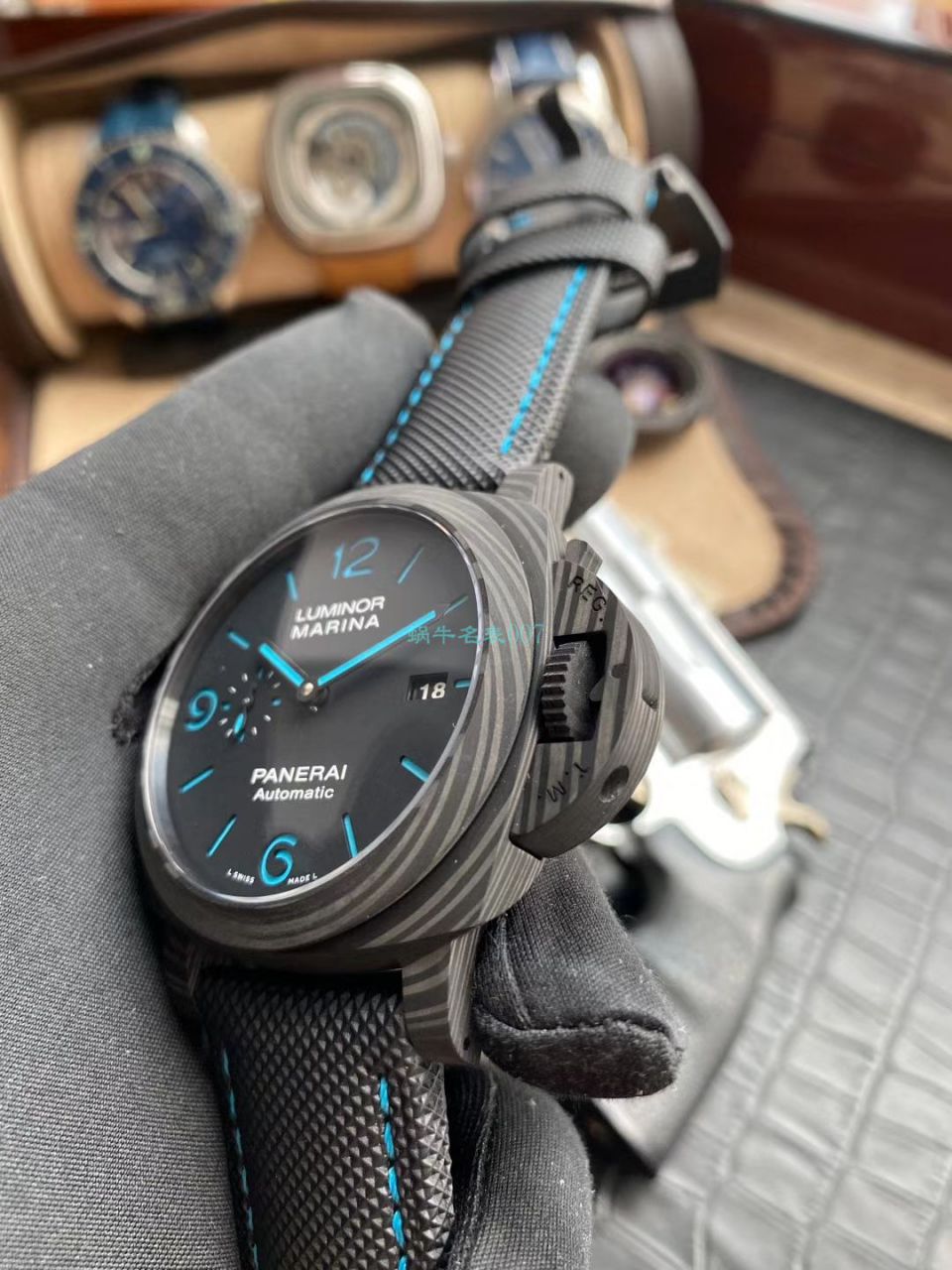 VS Factory  top 复刻高仿手表Panerai LUMINOR庐米诺 carbon fiber PAM01661 wrist watch  / VSPAM01616