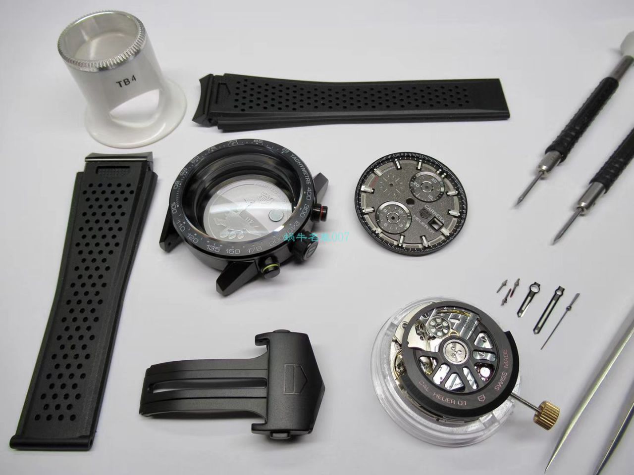 XF Factory 新品力作 TAG Heuer 卡莱拉月球表面CAR201J.FT6087 wrist watch  / TG096