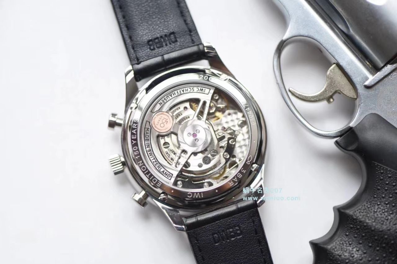 YL Factory  top 复刻高仿背透葡计 IWC 150周年纪念IW371601 wrist watch  / WG529