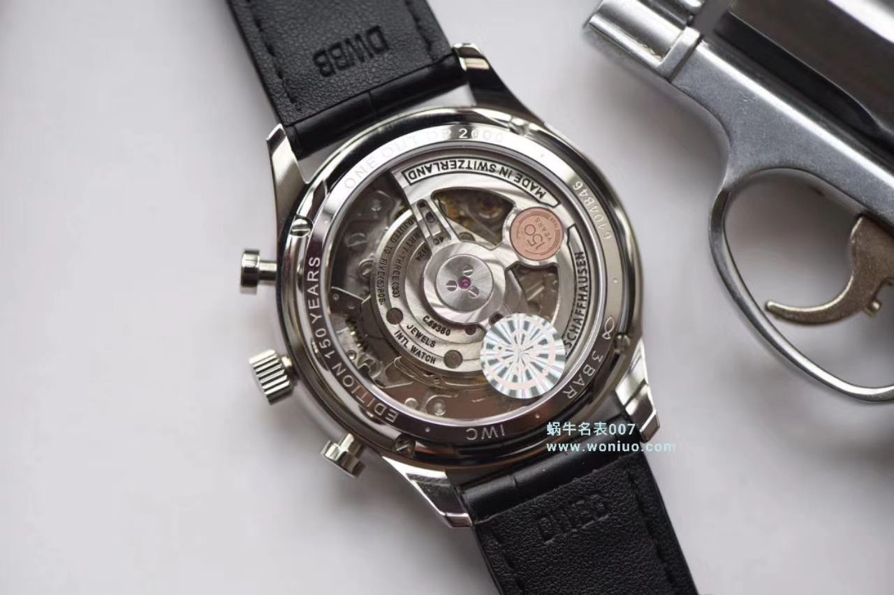 YL Factory 超A高仿背透 IWC 葡计150周年纪念IW371602 wrist watch  / WG528