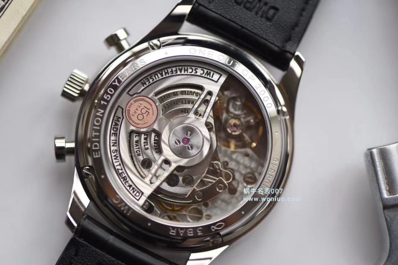 YL Factory 超A高仿背透 IWC 葡计150周年纪念IW371602 wrist watch  / WG528