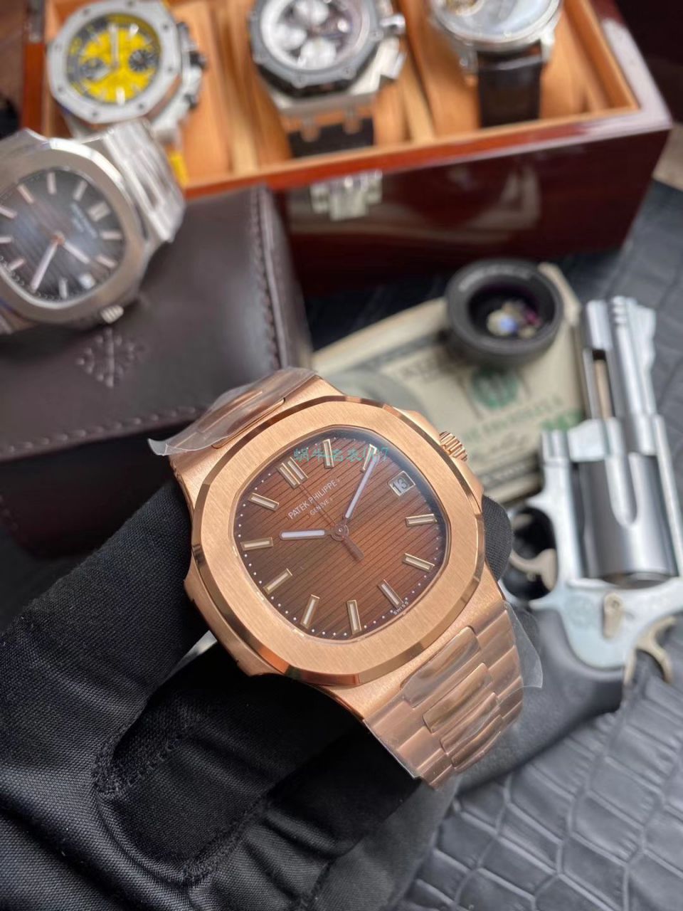 3K Factory  PATEK PHILIPPE  Nautilus 复刻高仿5711/1R-001一体机 copy customized  Movement 版本 / BD290