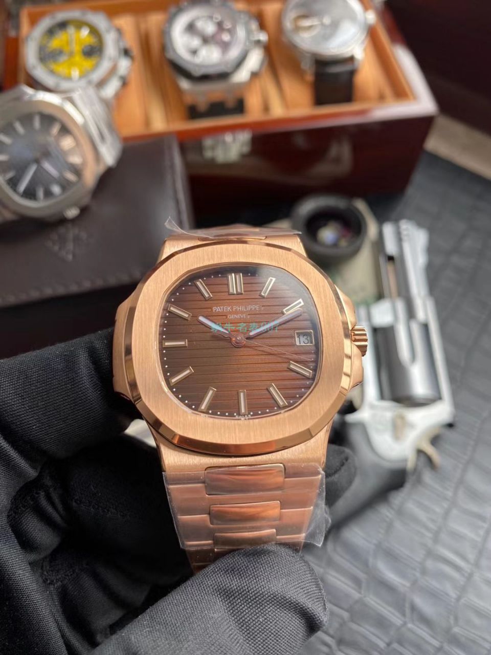 3K Factory  PATEK PHILIPPE  Nautilus 复刻高仿5711/1R-001一体机 copy customized  Movement 版本 / BD290