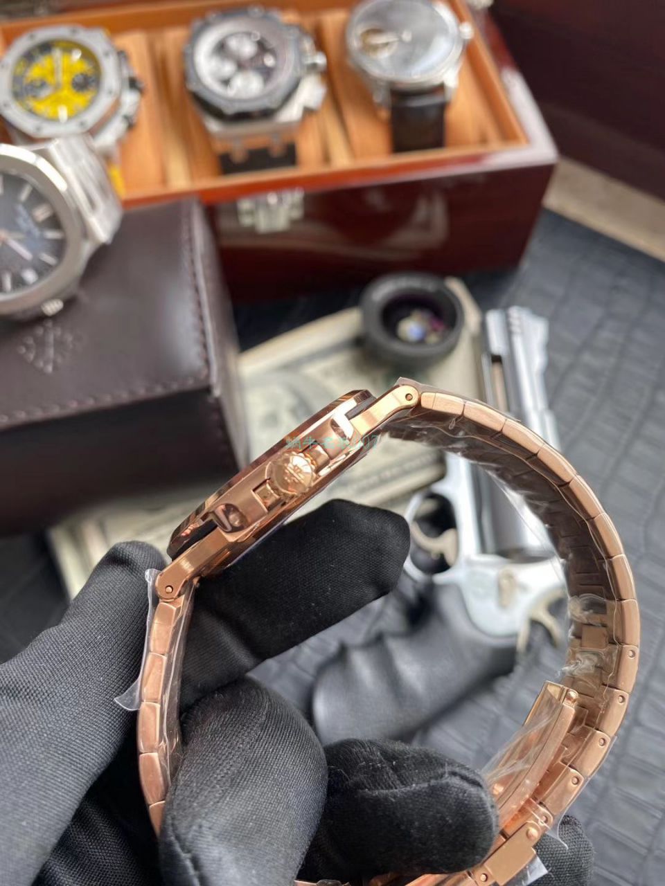 3K Factory  PATEK PHILIPPE  Nautilus 复刻高仿5711/1R-001一体机 copy customized  Movement 版本 / BD290