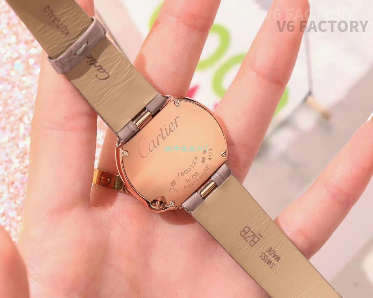 V6 Factory  top 复刻高仿手表 Cartier  告白气球女装30毫米WGBL0005，WJBL0008 wrist watch  / K277