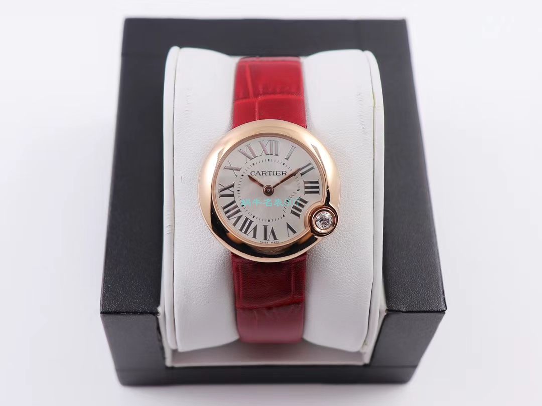 V6 Factory  top 复刻高仿手表 Cartier  告白气球女装30毫米WGBL0005，WJBL0008 wrist watch  / K277