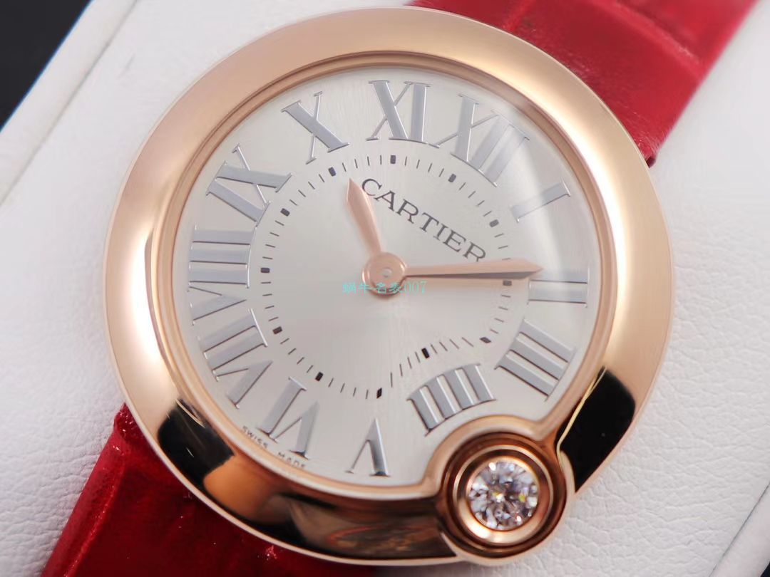 V6 Factory  top 复刻高仿手表 Cartier  告白气球女装30毫米WGBL0005，WJBL0008 wrist watch  / K277