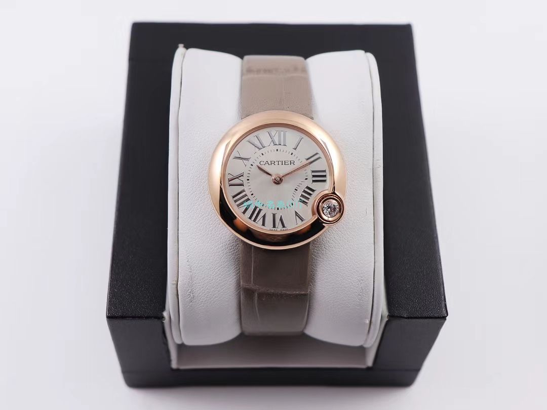 V6 Factory  top 复刻高仿手表 Cartier  告白气球女装30毫米WGBL0005，WJBL0008 wrist watch  / K277