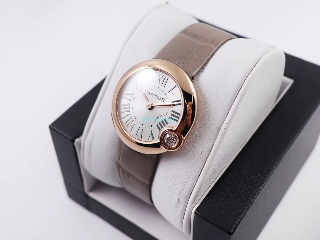 V6 Factory  top 复刻高仿手表 Cartier  告白气球女装30毫米WGBL0005，WJBL0008 wrist watch  / K277