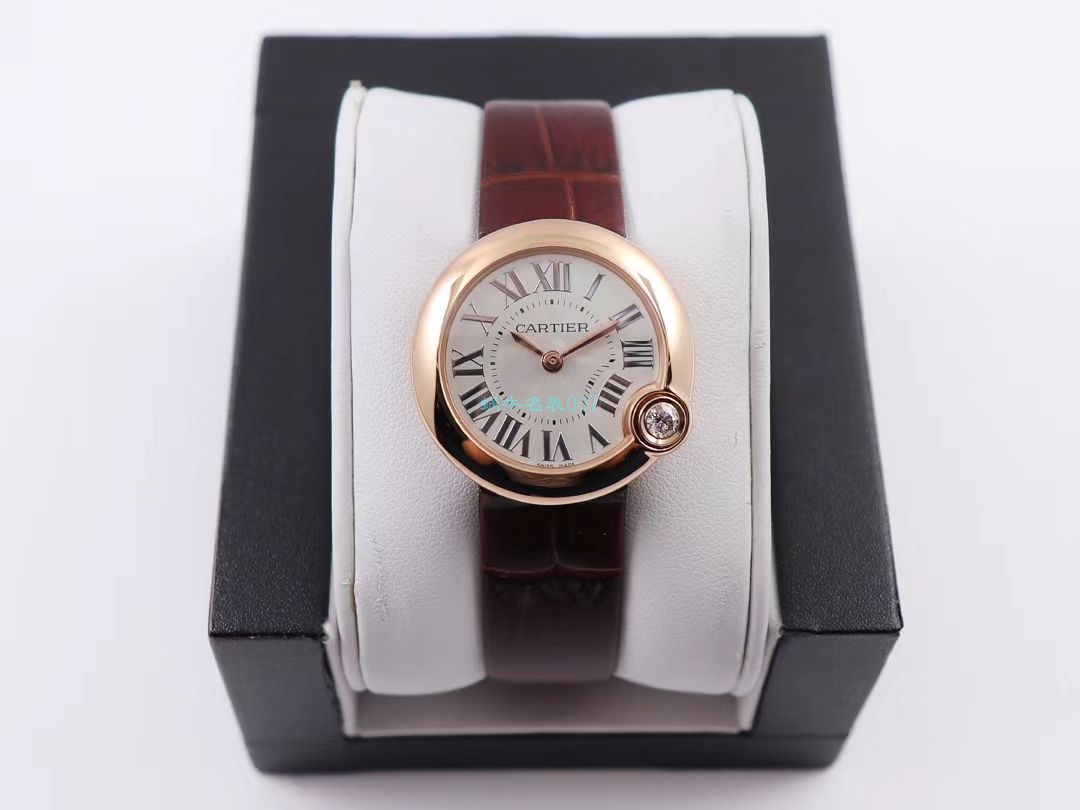 V6 Factory  top 复刻高仿手表 Cartier  告白气球女装30毫米WGBL0005，WJBL0008 wrist watch  / K277