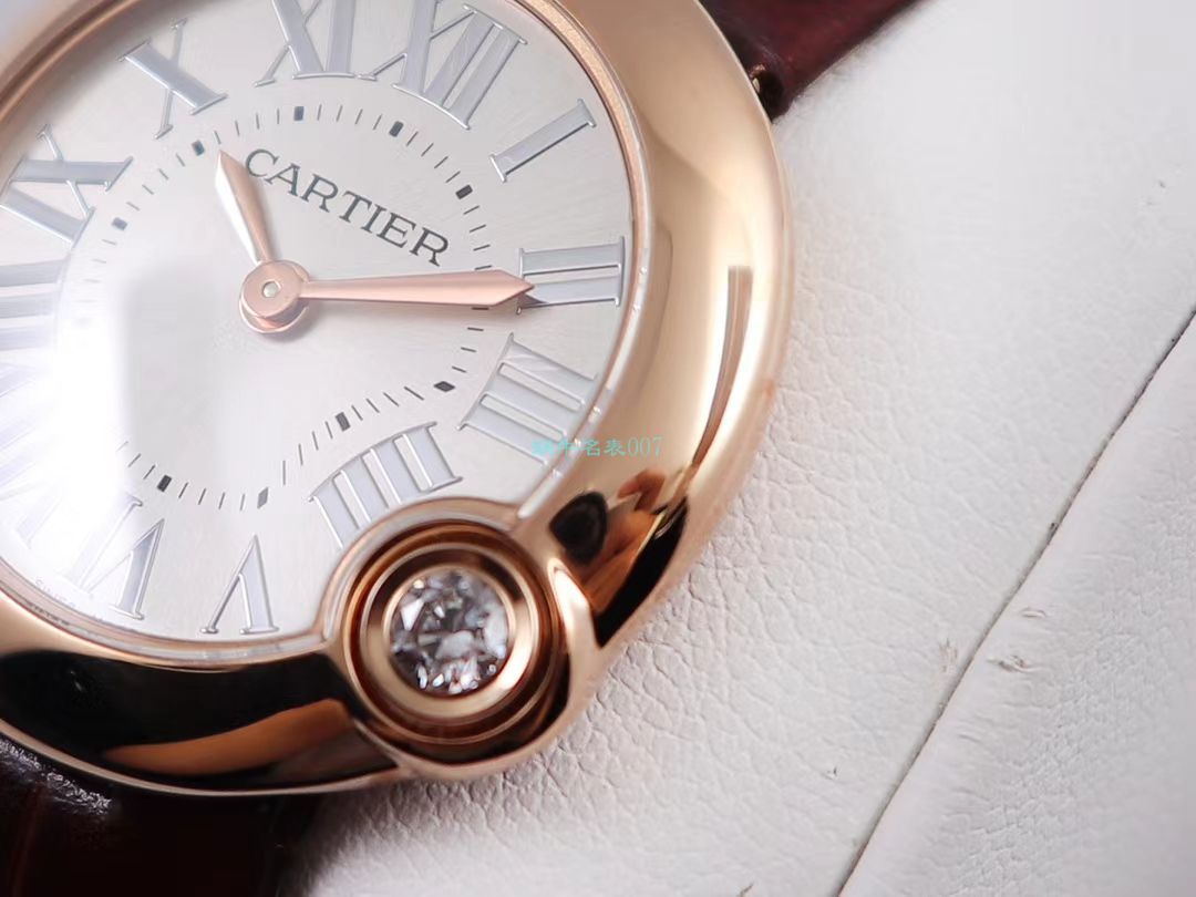 V6 Factory  top 复刻高仿手表 Cartier  告白气球女装30毫米WGBL0005，WJBL0008 wrist watch  / K277