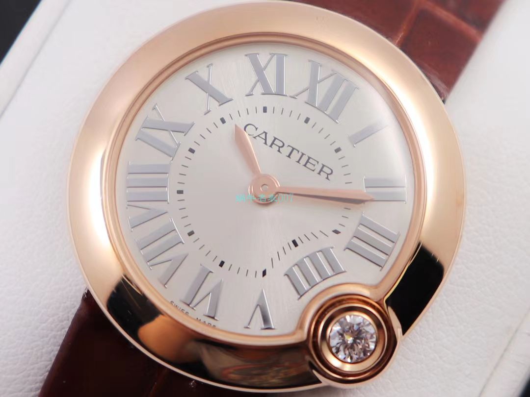 V6 Factory  top 复刻高仿手表 Cartier  告白气球女装30毫米WGBL0005，WJBL0008 wrist watch  / K277