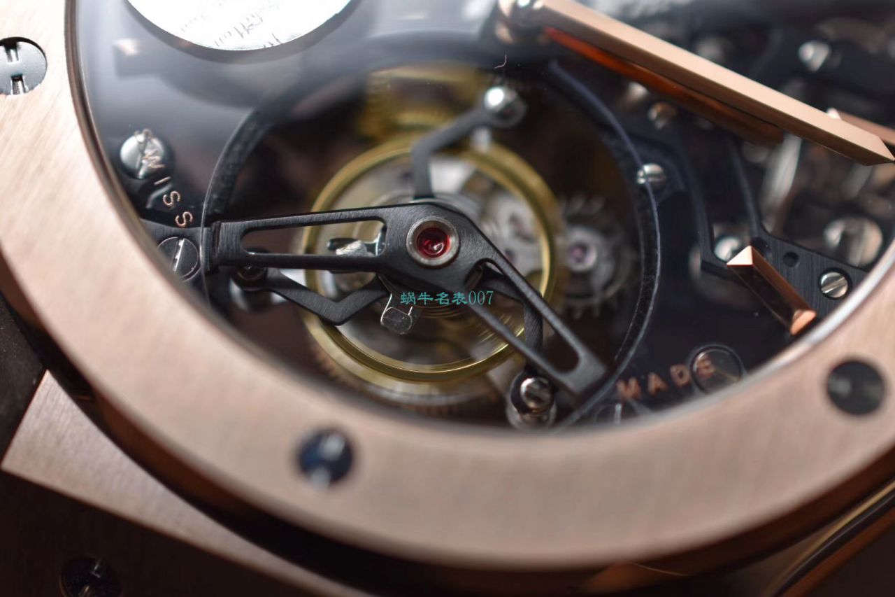 JB Factory  top 复刻高仿 hublot  Tourbillon 经典融合505.OX.0180.LR wrist watch  / YB091