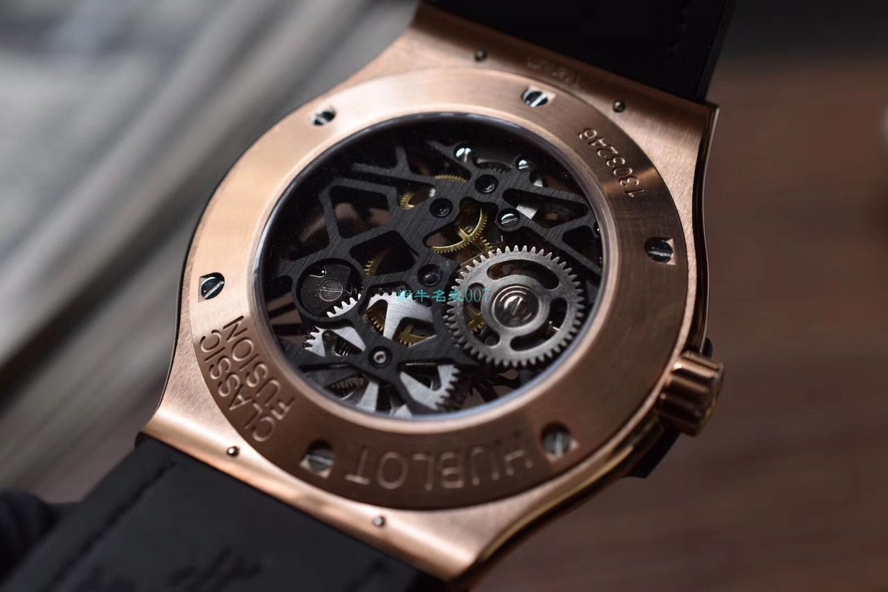 JB Factory  top 复刻高仿 hublot  Tourbillon 经典融合505.OX.0180.LR wrist watch  / YB091