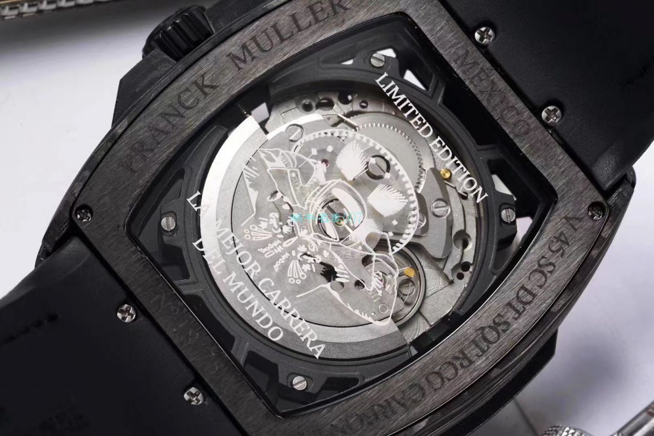 TW Factory 推出复刻高仿Franck Muller carbon fiber WPHH 2020 Vanguard™ Racing镂空系列 wrist watch  / FL070