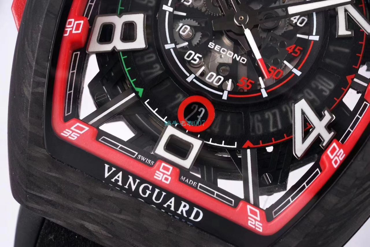 TW Factory 推出复刻高仿Franck Muller carbon fiber WPHH 2020 Vanguard™ Racing镂空系列 wrist watch  / FL070