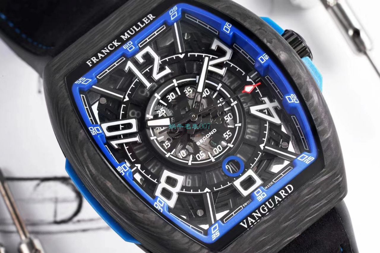 TW Factory 推出复刻高仿Franck Muller carbon fiber WPHH 2020 Vanguard™ Racing镂空系列 wrist watch  / FL070