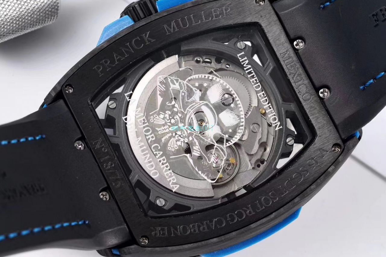 TW Factory 推出复刻高仿Franck Muller carbon fiber WPHH 2020 Vanguard™ Racing镂空系列 wrist watch  / FL070