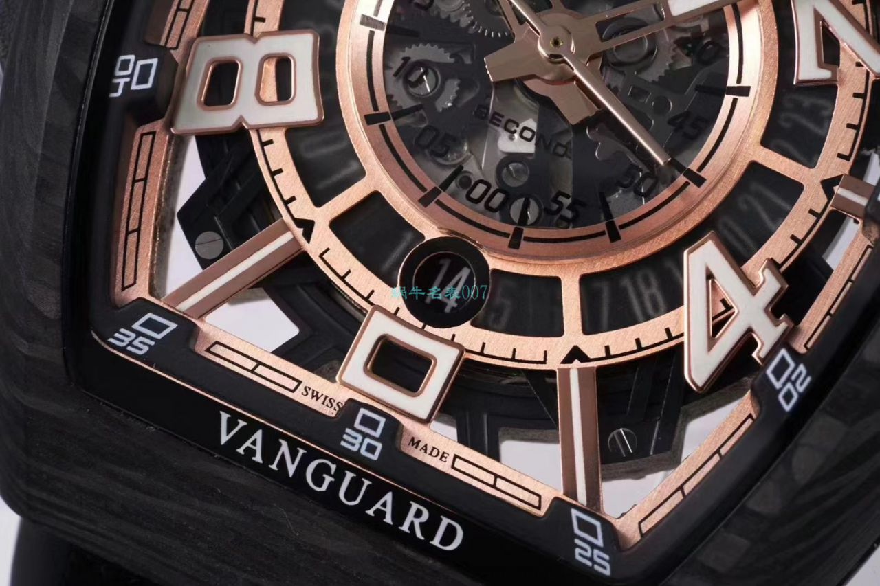 TW Factory 推出复刻高仿Franck Muller carbon fiber WPHH 2020 Vanguard™ Racing镂空系列 wrist watch  / FL070