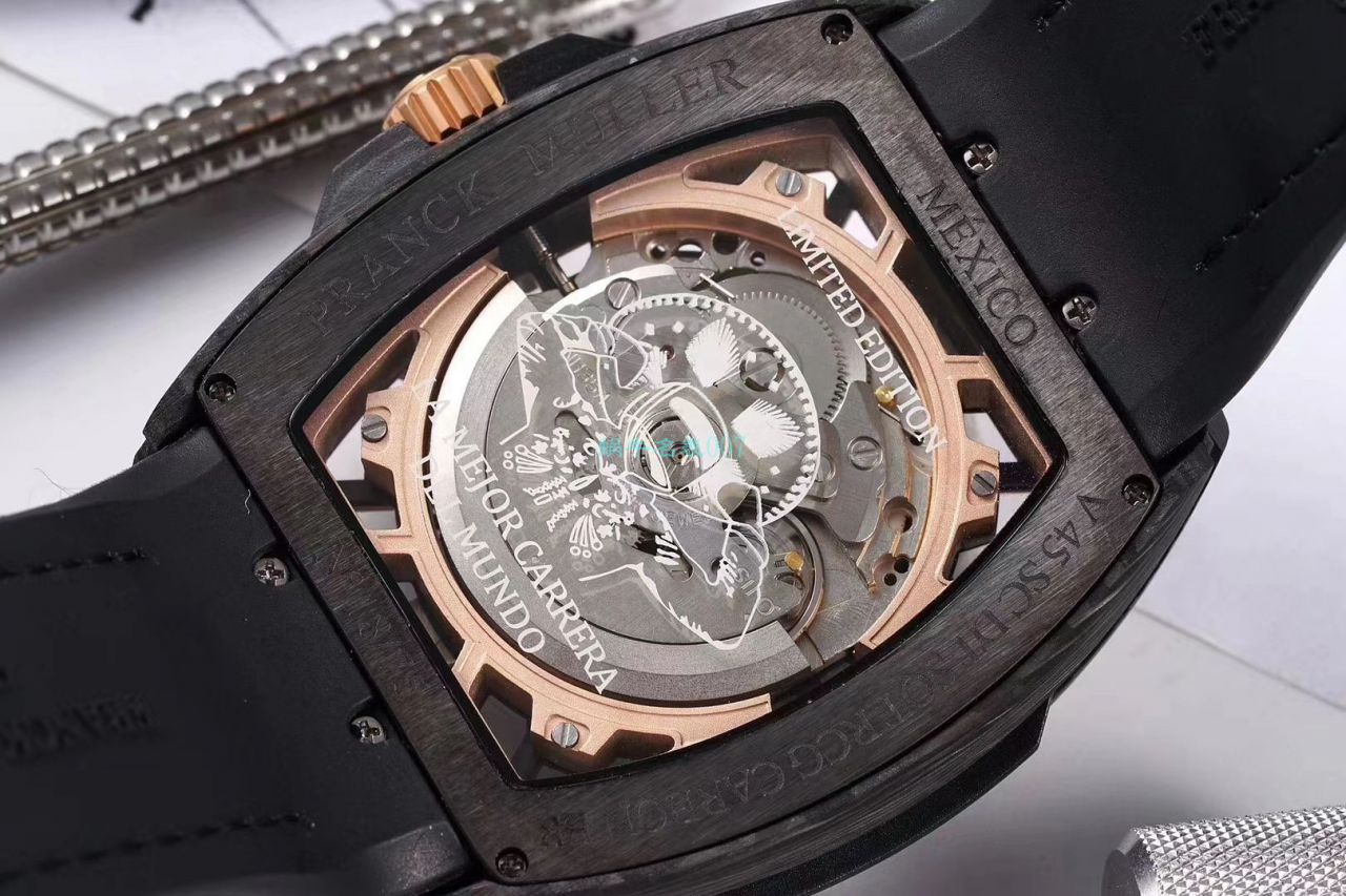 TW Factory 推出复刻高仿Franck Muller carbon fiber WPHH 2020 Vanguard™ Racing镂空系列 wrist watch  / FL070