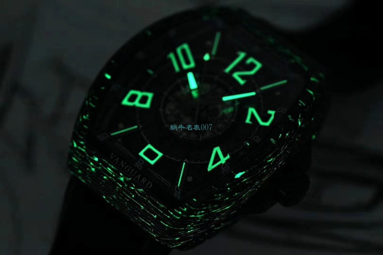 TW Factory 推出复刻高仿Franck Muller carbon fiber WPHH 2020 Vanguard™ Racing镂空系列 wrist watch  / FL070