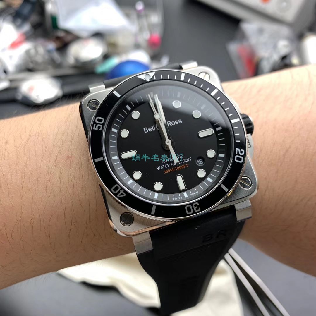原单 Bell & Ross INSTRUMENTS系列BR0392-D-BL-ST/SRB wrist watch  / BR037