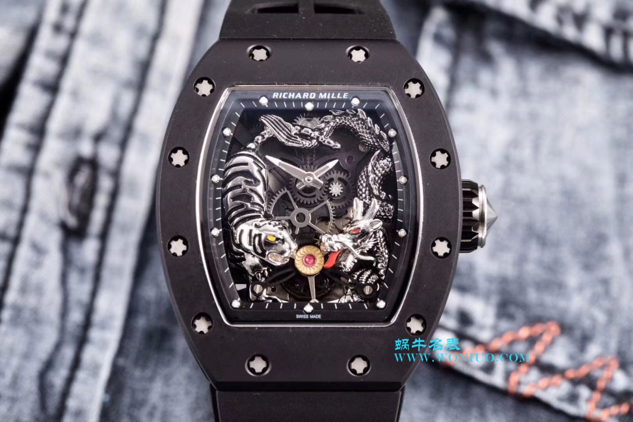 KV Factory 高仿RICHARD MILLE理查德米尔RM057 / RM051龙虎韩口进口 Composite 最强版 / KVRM051