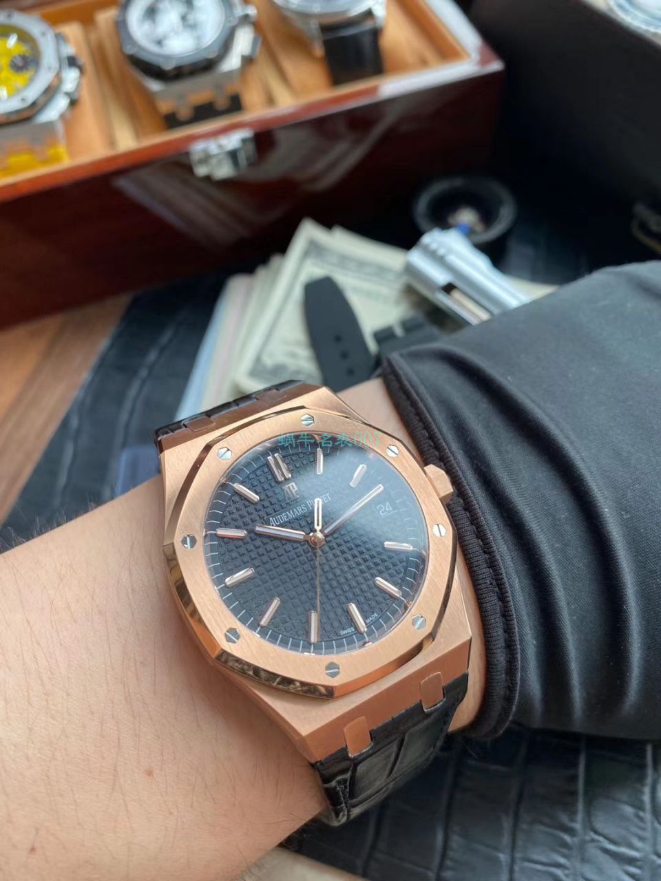  Video analysis OM Factory  top 复刻手表APAudemars Piguet 皇家橡树高仿15500OR.OO.D002CR.01 wrist watch  / AP193
