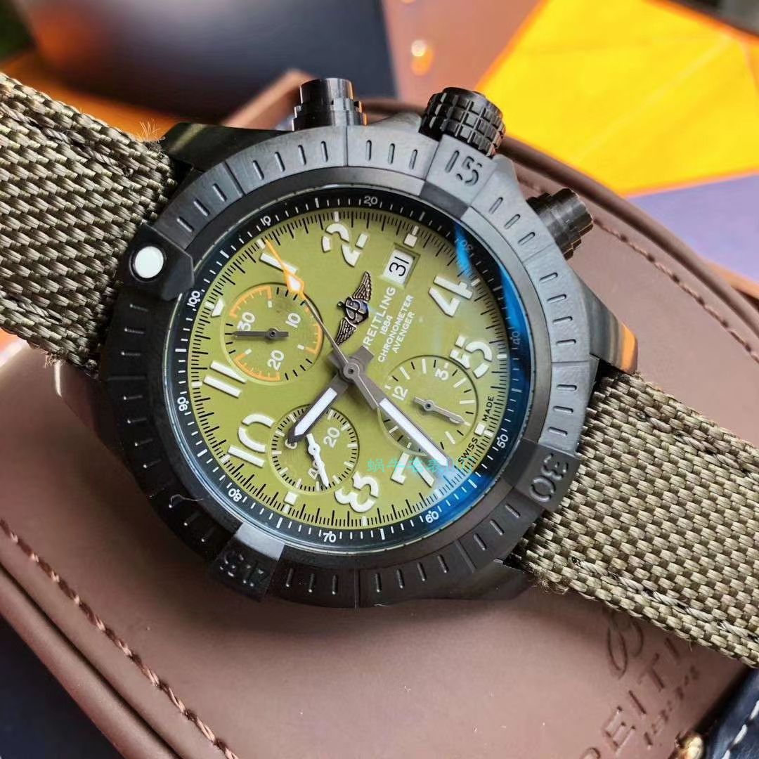 原单真瑞士ETA7750 Breitling 复仇者夜间任务计时 wrist watch 45系列V13317101L1X1 wrist watch  / BL169