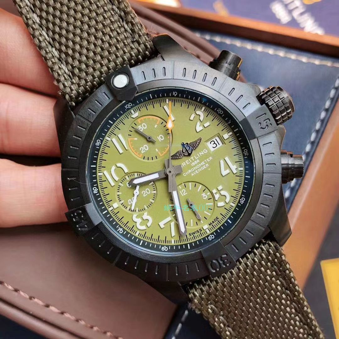 原单真瑞士ETA7750 Breitling 复仇者夜间任务计时 wrist watch 45系列V13317101L1X1 wrist watch  / BL169