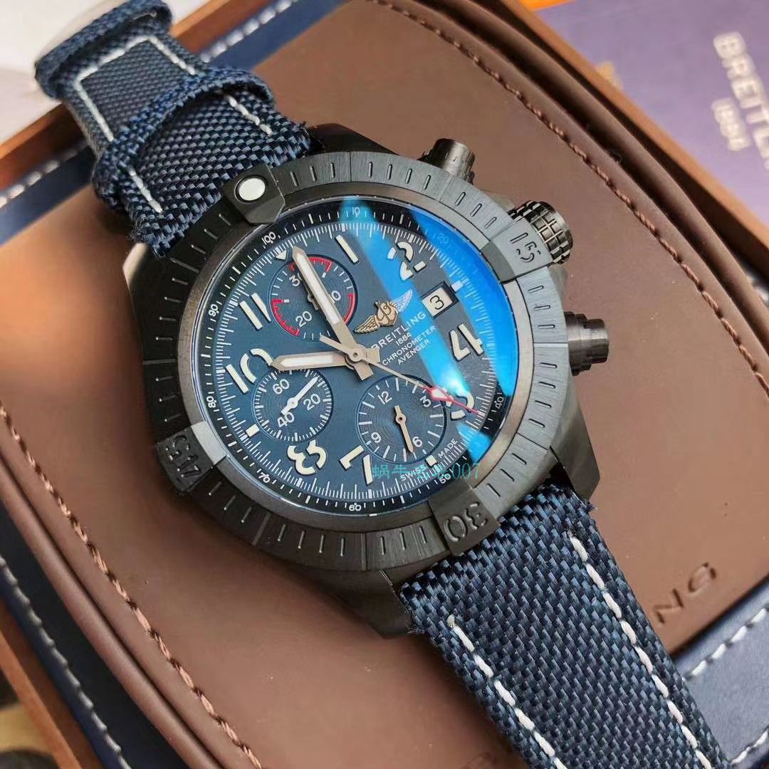 原单真瑞士ETA7750 Breitling 复仇者夜间任务计时 wrist watch 45系列V13317101L1X1 wrist watch  / BL169