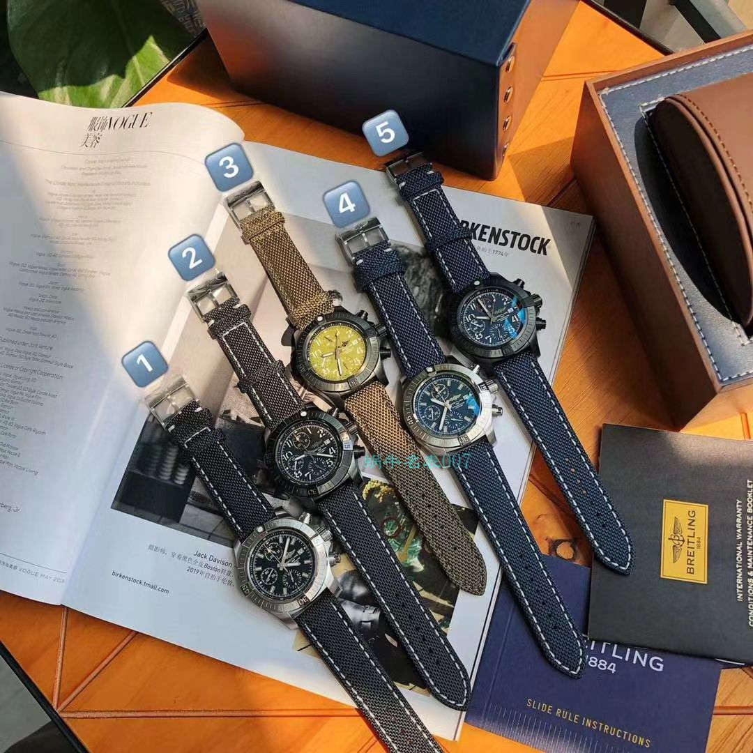 原单真瑞士ETA7750 Breitling 复仇者夜间任务计时 wrist watch 45系列V13317101L1X1 wrist watch  / BL169