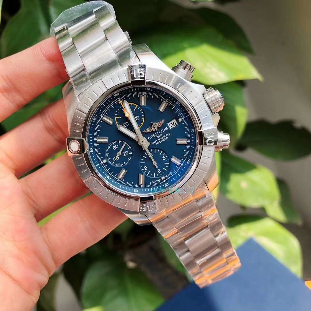 原单ETA7750 Breitling 复仇者计时 wrist watch 45系列A13317101B1A1 wrist watch  / BL172