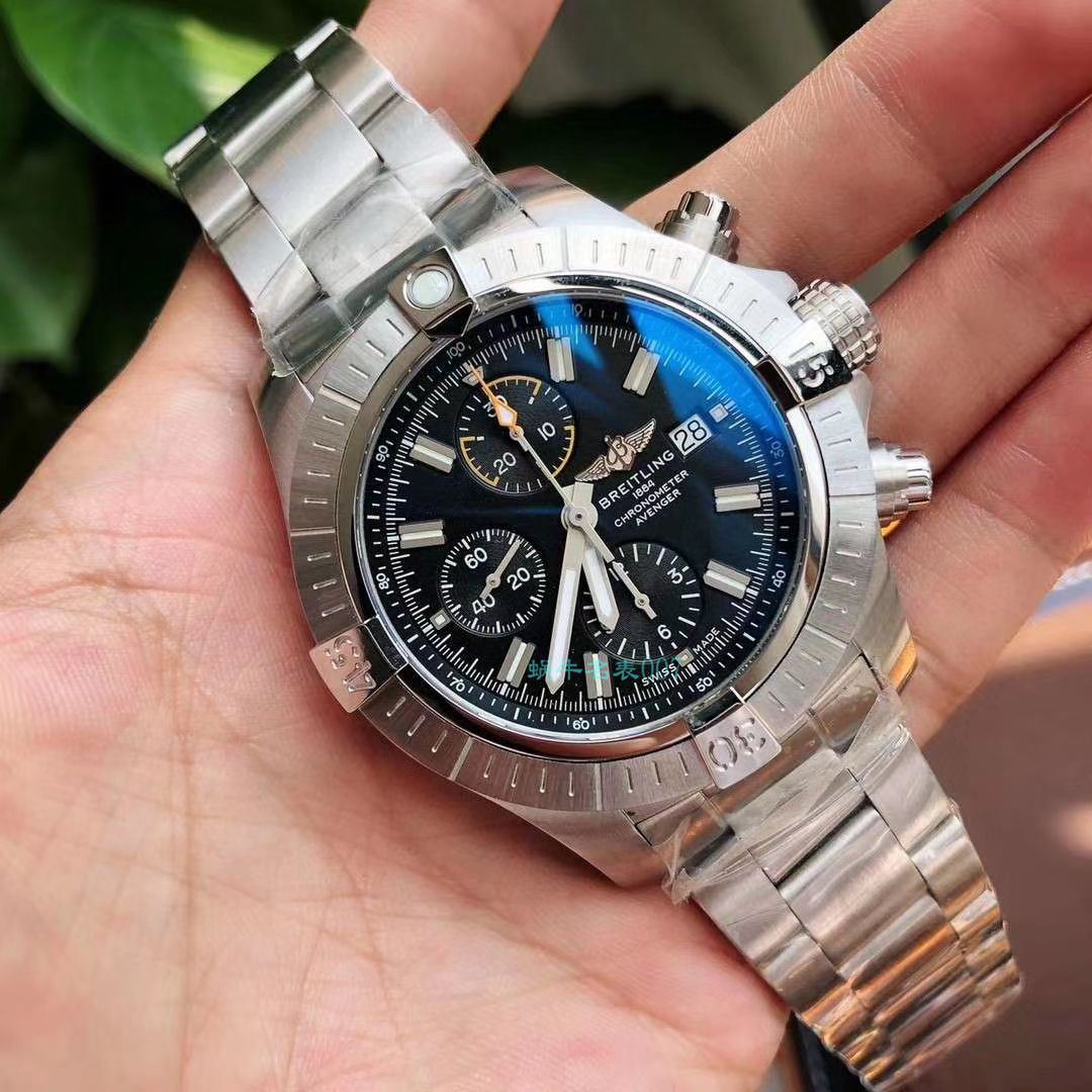 原单ETA7750 Breitling 复仇者计时 wrist watch 45系列A13317101B1A1 wrist watch  / BL172