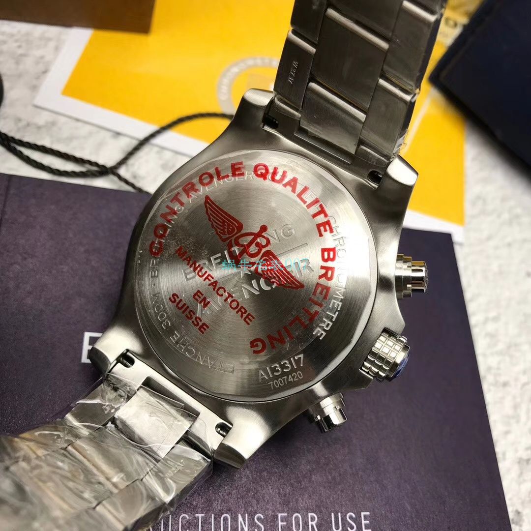 渠道原单 Breitling 复仇者计时 wrist watch 45系列A13317101C1A1 wrist watch  / BL171