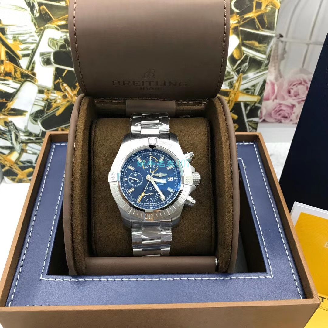 渠道原单 Breitling 复仇者计时 wrist watch 45系列A13317101C1A1 wrist watch  / BL171