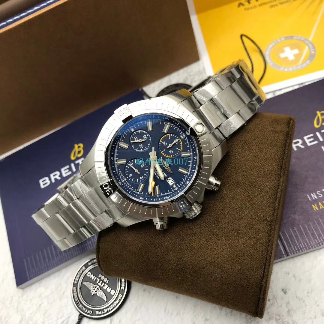 渠道原单 Breitling 复仇者计时 wrist watch 45系列A13317101C1A1 wrist watch  / BL171