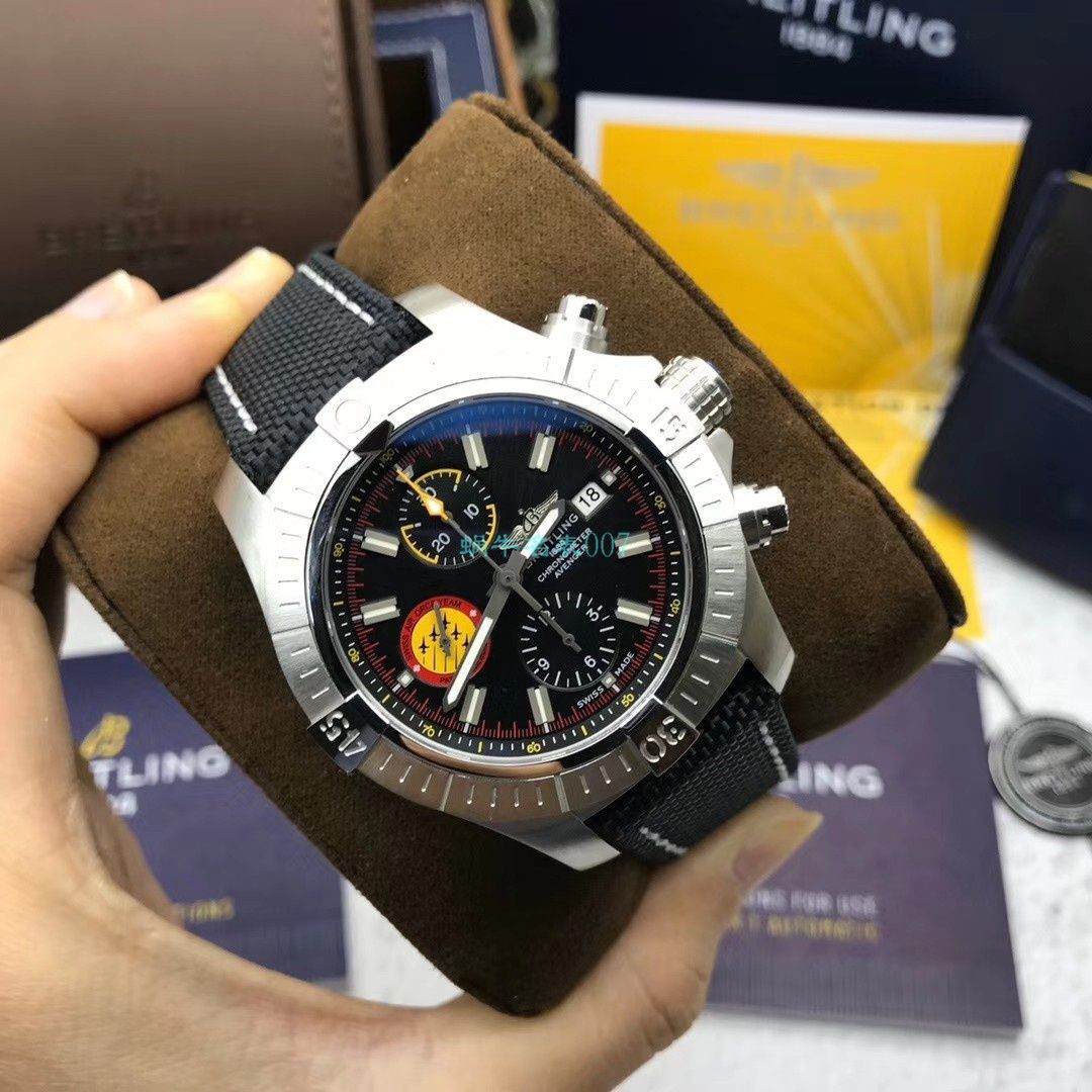 原单 Breitling 50周年复仇者瑞士巡逻兵限量款A133171A1B1X1 wrist watch  / BL176