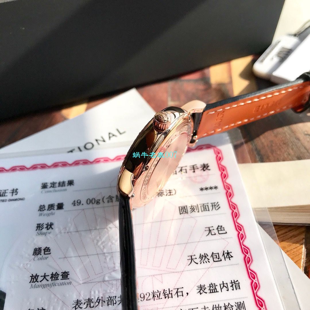 渠道原单 IWC 柏涛菲诺真钻瑞士 Movement 女表IW357406 wrist watch  / WG530