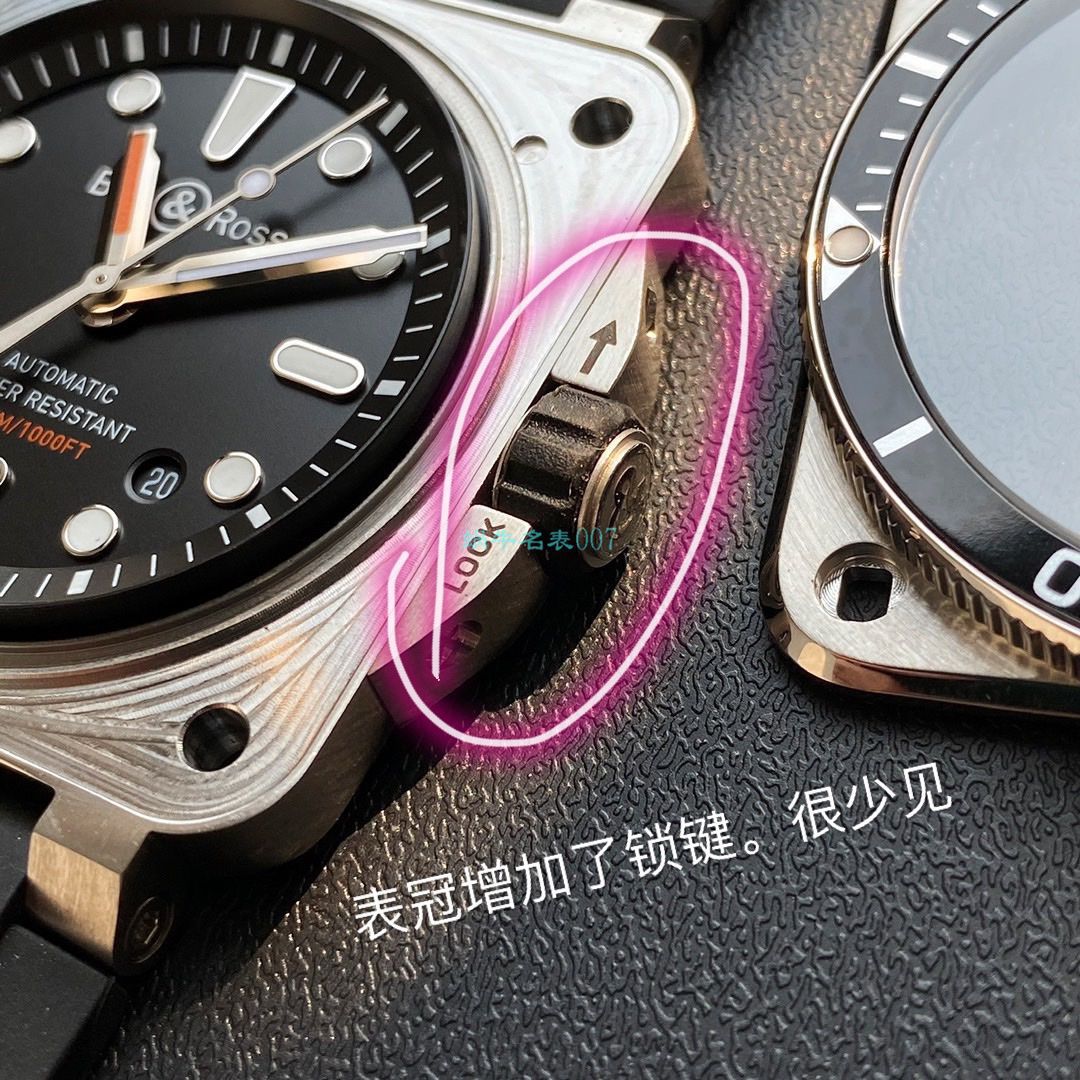 原单 Bell & Ross INSTRUMENTS系列BR0392-D-BL-ST/SRB wrist watch  / BR037